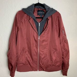 Bomber Hoodie Jacket
